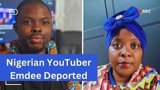 NIGERIAN YOUTUBER EMDEE TIAMIYU DEPORTED FROM THE UK EVEN AFTER BBC INTERVIEW EXPO