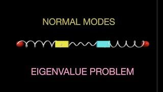 Normal Modes for Coupled Oscillators Using the Eigenvalue Problem