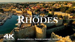 4K RHODES  Ρόδος 1 HOUR Drone Aerial  Rhodos Rodos Lindos GREECE Δωδεκάνησα Dodecanese Ελλάδα