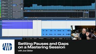 Setting Pauses and Gaps on a Mastering Session in Studio One  PreSonus