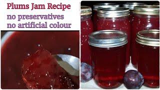 Plum Jam Recipe  How to make Plum Jam  Alu Bukhara Jam Recipe