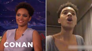 Kiersey Clemons Likes To Tweet In A Heightened State  CONAN on TBS