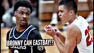 Bronny James vs FEARLESS 9th Grader JJ Mandaquit Sierra Canyon Faces Off vs TOUGH Hawaiian Team