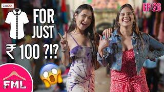 DIWALI Outfit Ideas 2021 - All White Look  Makeover Challenge In Sarojini Nagar Market  FML #26