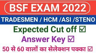 Bsf Tradesmen Expected Cut off 2022  Bsf Tradesmen Cut off 2022 ‎@focus4m