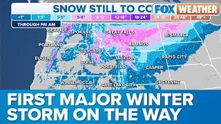 First Significant Winter Storm Of Season Could Dump Foot Of Snow Across Parts Of Northern Tier Of US