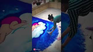 Baby shower Rangoli  Rangoli  #rajashrirangoli #rangolidesigns