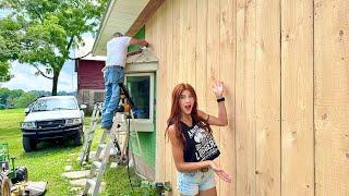 The easiest wood siding for the lowest cost