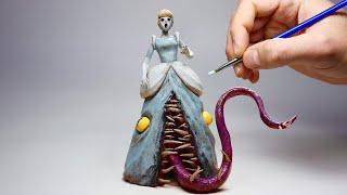 I sculpted Cinderella but shes a monster...