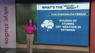 Cleveland weather Scattered rain and rumble chances on Wednesday with temps near 80