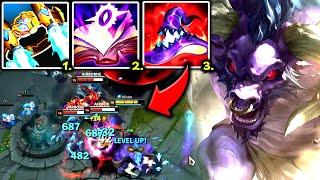 ALISTAR TOP BUT I DEAL 300% MORE DAMAGE AND 1V3 EVERYONE - S14 Alistar TOP Gameplay Guide