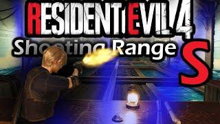 Resident Evil 4 Remake Shooting Range ALL STAGES S RANK & BONUS TIME