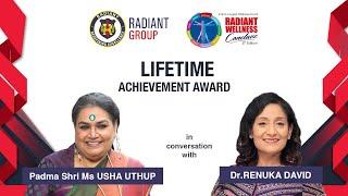 Lifetime Achievement Award  Listen to the Remarkable Journey of Padma Shri Ms Usha Uthup