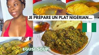 JE PRÉPARE UN PLAT NIGÉRIAN    EGUSI SOUP  ET ÇA SE PASSE MAL 🫣