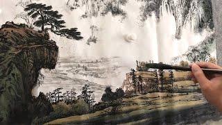 Paint a Majestic Landscape Painting in Chinese Traditional art