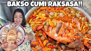 VIRAL BAKSO CUMI RAKSASA KUAH MERCON TERPEDAS SEUMUR HIDUP AUTO NANGIS