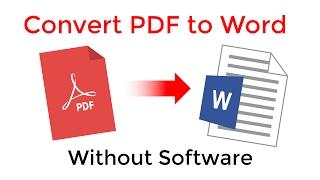  How To Convert PDF to Word format DOC Online Free