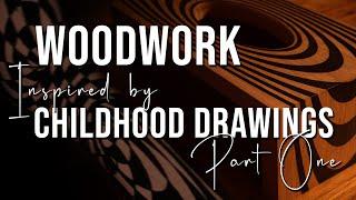Woodwork Inspired by Artists Childhood Drawings Part 1