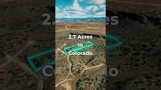 2.7 Acres of COLORADO Land for Sale with View of Rocky Mountains • LANDIO