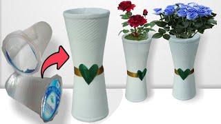 Flower Vase DIY Crafts - Creative Crafts - How to Make a Simple Flower Vase - From Aqua Glass