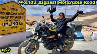 UMLING LA - Top of the World  Hanle to Nyoma  Ladakh Ride Ep 7