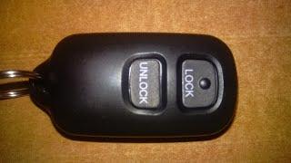 Toyota key fob programming works for most Toyota car keys