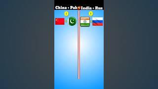China + Pakistan VS India + Russia️#shorts