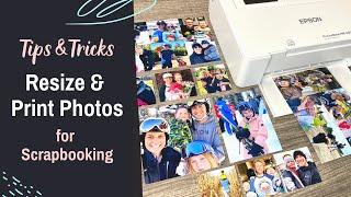 Organize Resize and Print Photos from your Phone for Scrapbooking  Tips and Tricks