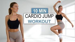 10 MIN CARDIO JUMP WORKOUT to Burn Major Calories  High Intensity Good Mood  No Repeat