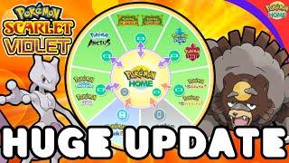 NEW UPDATE  Pokemon HOME RELEASE DATE for Pokemon Scarlet and Violet