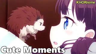Hifumi & Her Pet Hedgehog Sojiro  Cute Anime Moments from New Game Season 1 & 2