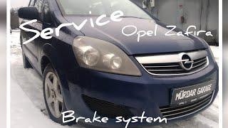 Как снять тормозной суппорт Opel Zafira или ревизия передней тормозной системы Opel