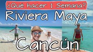 Qué hacer en Cancún ️ Itinerario 1 semana en Riviera Maya  Playas Cenotes Islas Ruinas y más