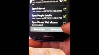 Galaxy S3 How to Delete Picasa Albums from Gallery & Sync it Back