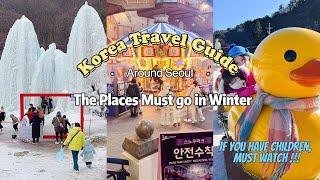 4K Best Place to Visit around Seoul In Winter Life in KoreaKorea travel guide