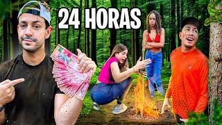 24 HORAS SOBREVIVIENDO EN EL BOSQUE SIN NADA