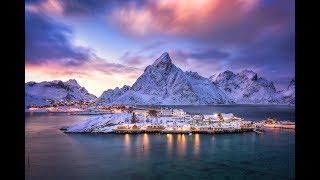 Landscapes Lofoten Islands Norway 4K