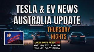 Tesla and Electric Vehicle News Update Roundup Australia  Thu Nights