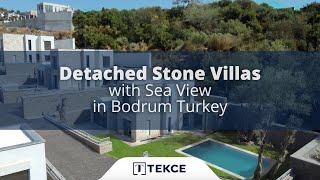 Detached Stone Villas with Sea View in Bodrum Turkey  Antalya Homes ®