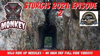 Sturgis 2021 Day 2 Needles Highway FULL SOLO RIDE