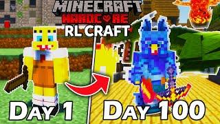 I Survived 100 Days In Hardcore Minecraft RLCraft 2.9