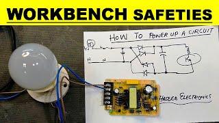 {683} How To Power Up A Circuit For Repair  Work Bench Safeties