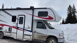 Winter RV Camping BC and Alberta