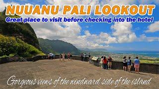 PALI LOOKOUT  Airport to Nuuanu Pali Lookout  Hi-61 Pali Highway  Hawaii John 4K