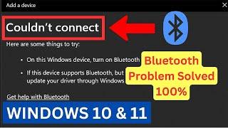 How To Fix Bluetooth Not Working On Windows 11  100% Bluetooth Problem Solved