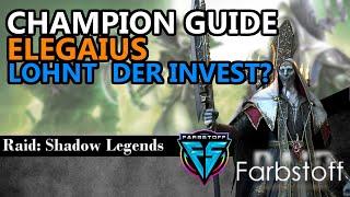 Raid Shadow Legends - Champion Guide - Elegaius