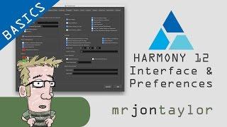 Toon Boom Harmony 12 Basics #1 Interface and Preferences