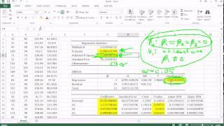 Multiple Regression in Excel