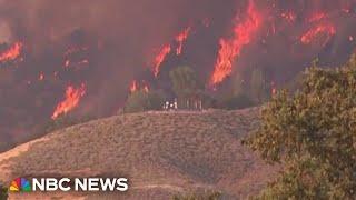 California wildfires force more evacuations threaten Neverland Ranch