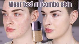 URBAN DECAY FACE BOND FOUNDATION WEAR TEST + REVIEW  Combo + Acne Prone Skin